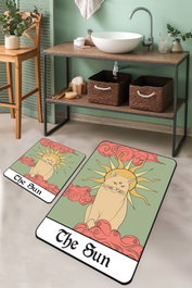 Mijölnir Juego de alfombrillas de baño Sunny The Sun Multicolor